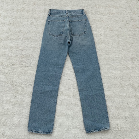Worn once AGOLDE 90s high rise pinch waist jeans in Flashback - Picture 6 of 6